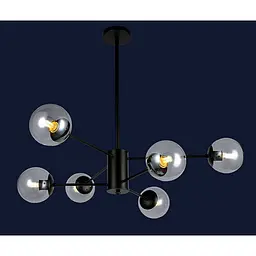 Люстра молекула Levistella 7526033-6 BK+CL - мініатюра 2