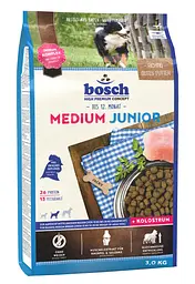 Сухий корм Bosch HPC Medium Junior корм для цуценят середніх порід 3 кг