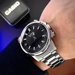 Чоловічий годинник Casio AMW-880D-1A Сріблястий ( AT1141-0221 ) - мініатюра 7