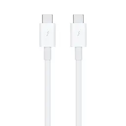 Кабель Apple Thunderbolt 3 USB-C 0.8 m White [MQ4H2] [65826] - мініатюра 2
