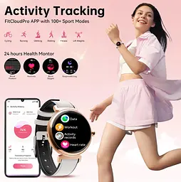 Смарт-годинник Oukitel BT-30 IP68 AMOLED Gold White-Pink - мініатюра 5