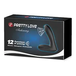 Вібростимулятор простати Pretty Love Archenemy Pulsator, 12.1 см чорний - мініатюра 6