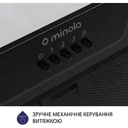 Витяжка вбудована Minola HBI 52022 BL 700 LED - мініатюра 5