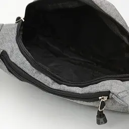 Поясна сумка бананка CV1MY1950-gray 28х14х8 см Сірий - мініатюра 5