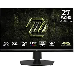Монітор MSI 27" Black IPS Black 200Hz (MAG 272QPF E20)