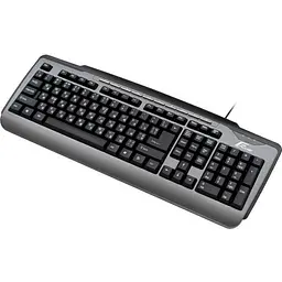 Клавіатура дротова Frime Classic Keyboard Black-Silver USB (FKBB0323) - мініатюра 2
