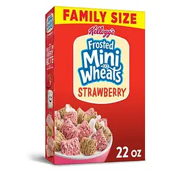 Сухий сніданок Kellogg's Frosted Mini-Wheats Strawberry