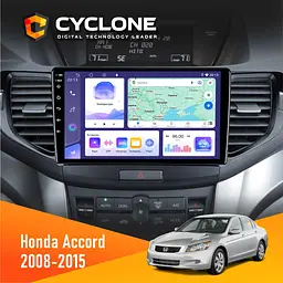Штатна магнітола Honda Accord 8 2008-2015 Cyclone C9-011 4x64, DSP Cyclone (НФ-00006975)