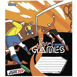 Набір зошитів 1 Вересня Sport Games A5 в лінію 36 листів 15 шт. - мініатюра 5