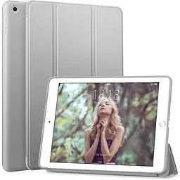 Чохол-книжка BeCover Tri Fold Soft TPU Silicone для Apple iPad Air 4 10.9 2020/2021 Gray (706872) - мініатюра 2