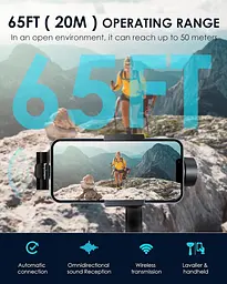Бездротовий мікрофон Hoyiours для iPhone iPad, Plug-Play iPhone - мініатюра 7