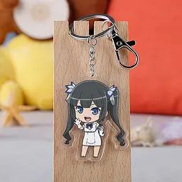 Акриловий брелок Може, я зустріну тебе в підземеллі? Гестія DanMachi Hestia 5 см