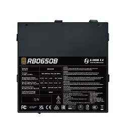 Блок живлення Lian Li 650W RB0650B (G9P.RB0650B.B000.EU) - мініатюра 2