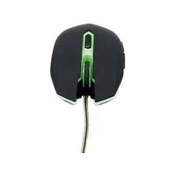 Оптична ігрова мишка Gembird MUSG-001-G, USB інтерфейс, зелений колір - мініатюра 3