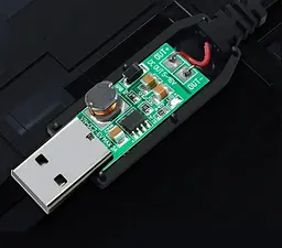 Кабель для роутера 9V DC 5.5/2.1mm - USB 2.0 для подключения к PowerBank - мініатюра 2