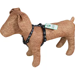 Нагрудник капроновий Lucky Pet Лапки, Н-подібний, 35-52х45-56х1,6 см, чорно-сірий - мініатюра 2