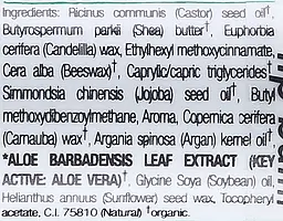 Бальзам для губ з алое віра Dr. Organic Bioactive Skincare Aloe Vera Lip Care Stick SPF15, 5,7 мл - мініатюра 2