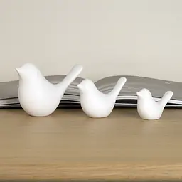 Декоративна статуетка MBM My Home Пташка біла (DH-ST-30 L WHITE) - мініатюра 7