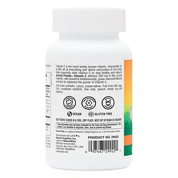 Вітаміни та мінерали NaturesPlus Animal Parade Vitamin C Sugar-Free 90 жувальних таблеток Апельсин - мініатюра 3