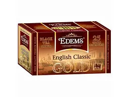 Чай пакетований чорний Еdems 25 пакетиків Англійський сніданок GOLD конверт