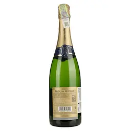 Ігристе вино Francois Montand Brut Blanc de Blancs, біле, брют, 11%, 0,75 л (27767) - мініатюра 2