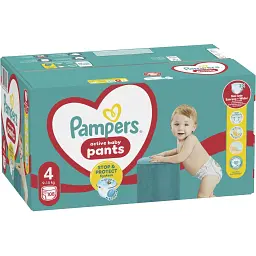 Підгузки-трусики Pampers Active Baby Pants 4 (9-15 кг), 216 шт. - мініатюра 3