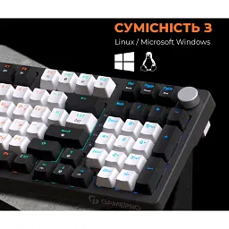 Клавіатура GamePro MK170B Red Switch Black [121468] - мініатюра 10