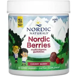 Витаминно-минеральный комплекс Nordic Naturals Мультивитамины для детей, вкус вишни, Nordic Berries (NOR-30126)