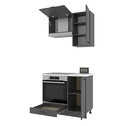 Комплект кухоннний Idea Н-22 100 см Антрацит - мініатюра 2