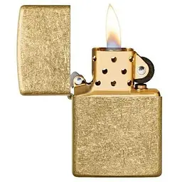 Запальничка Zippo Regular Tumbled Brass - мініатюра 2