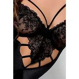 Боді монокіні Passion Exclusive HAYA BODY L/XL, black - мініатюра 5