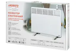 Конвектор ARDESTO 1500 Вт підлоговий/настінний, площа обігріву 15 кв.м., Білий (CH-1500ECW) - мініатюра 7