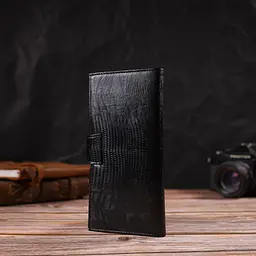 Чоловічий шкіряний гаманець Canpellini 9х18,7х1 см acs0025600 - мініатюра 7