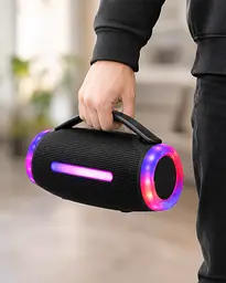 Колонка MS-3643BT-W / Колонка Bluetooth з мікрофоном / Акустика з RGB-підсвічуванням - мініатюра 3