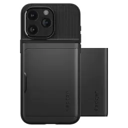 Чохол Spigen Slim Armor CS Black для iPhone 15 Pro Max (ACS06589) - мініатюра 3