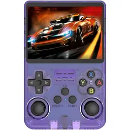 Ретро ігрова приставка Data Frog R36s 15000 games in 1 Purple [112452] - мініатюра 1