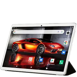 Планшет та чохол-книжка Hoozo S 464 LTE 4GB/64GB IPS 10.1" Silver (1363) - мініатюра 4