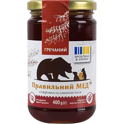 Мед Правильний мед Гречаний, 400 г (924740)