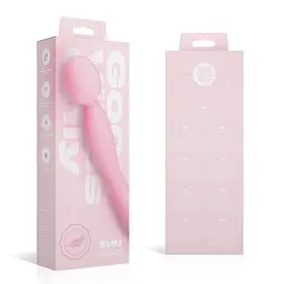 Двосторонній масажер-вібратор Good Vibes Only - SIMI Double-Sided Wand Vibrator Soft Silicone - Pink - мініатюра 10