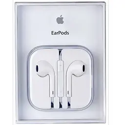 Навушники EarPods 3.5 mm With Remote and Mic HC білі - мініатюра 4
