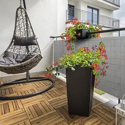 Декоративний мат для огорожі тераси, паркан, бамбукова огорожа 120х500см Garden Rosa - мініатюра 5