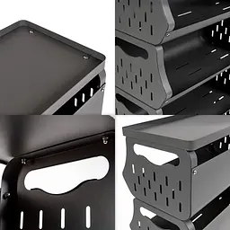 Стелаж універсальний для зберігання чотириярусний 60x30x100см SW-00002260 - мініатюра 7