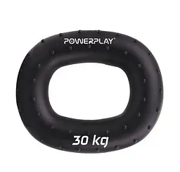 Еспандер кистьовий силіконовий PowerPlay PP-4337 Hand Grip Hard 30 кг Чорний (PP_4337_Black_30kg) - мініатюра 1