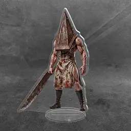 Акрилова колекційна фігурка Аніме: Silent Hill Пірамідоголовий (Pyramid Head) 15 см