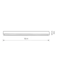 Стельовий світильник Nowodvorski 7598 Straight Ceiling Led M - мініатюра 2