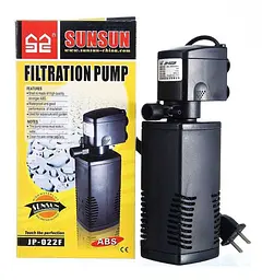 Внутрішній фільтр для акваріуму SunSun JP-022F 8 Вт 600 л/год до 100 л - мініатюра 6