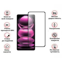 Скло захисне BeCover Poco X5 Pro 5G Black (708820) - мініатюра 4