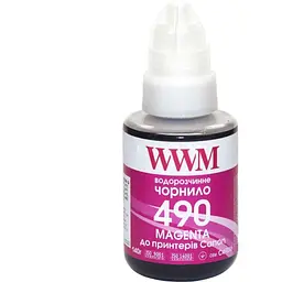 Чорнило WWM Canon GI-490, 140г Magenta (C490M)