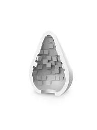 Мастурбатор-яйце Brazzers Cube, 6.5х5 см - мініатюра 2