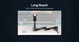 Пантограф для мікрофона Ulanzi LS26 Low Profile Microphone Arm [86252] - мініатюра 8